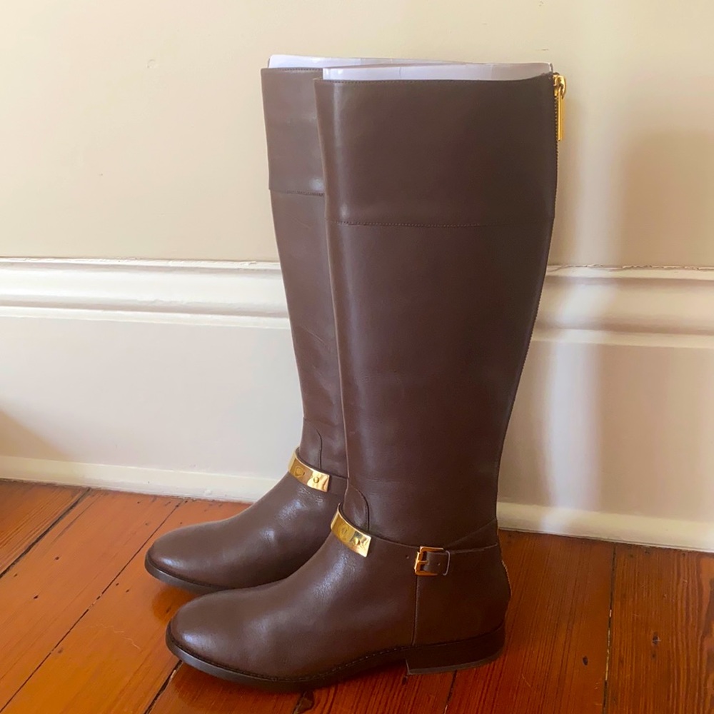 New Michael Kors equestrian style boots 38 zipper